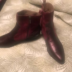 New Leather/Suede 3/4 boots by Donald Pliner